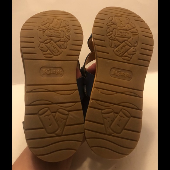 Korks by Kork-Ease Blue Sandals, Size 8, Excellent preowned condition - Picture 4 of 6